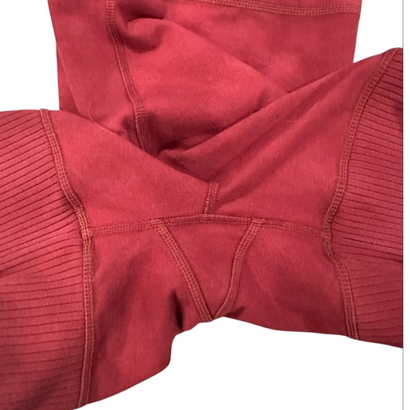 FP Movement by Free People BurgundyStretch Lounge Shorts 5.5” Inseam Size Medium - Picture 3 of 6